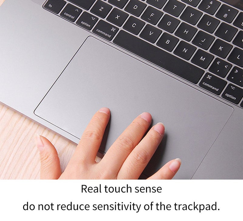 CaseBuy MacBook Air Trackpad Cover Protector for 2021 2020 Release MacBook Air 13 Inch with Touch ID Model A2337(M1) A2179 A1932 Clear Anti-Scratch Trackpad Skin - Image 2
